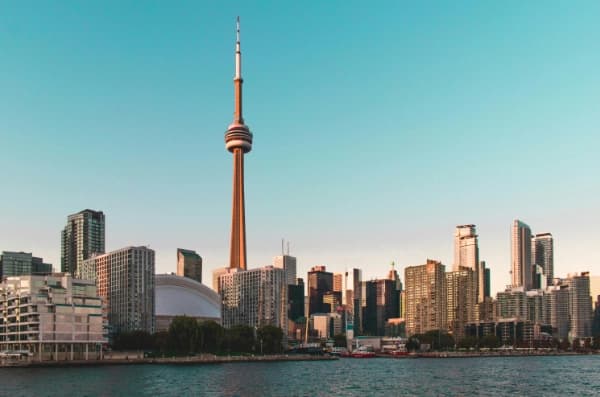 A scenic view of a Canadian city, a hero image for studying in Canada.